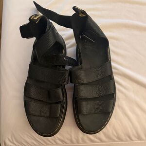 Dr Martens Black Leather Sandals